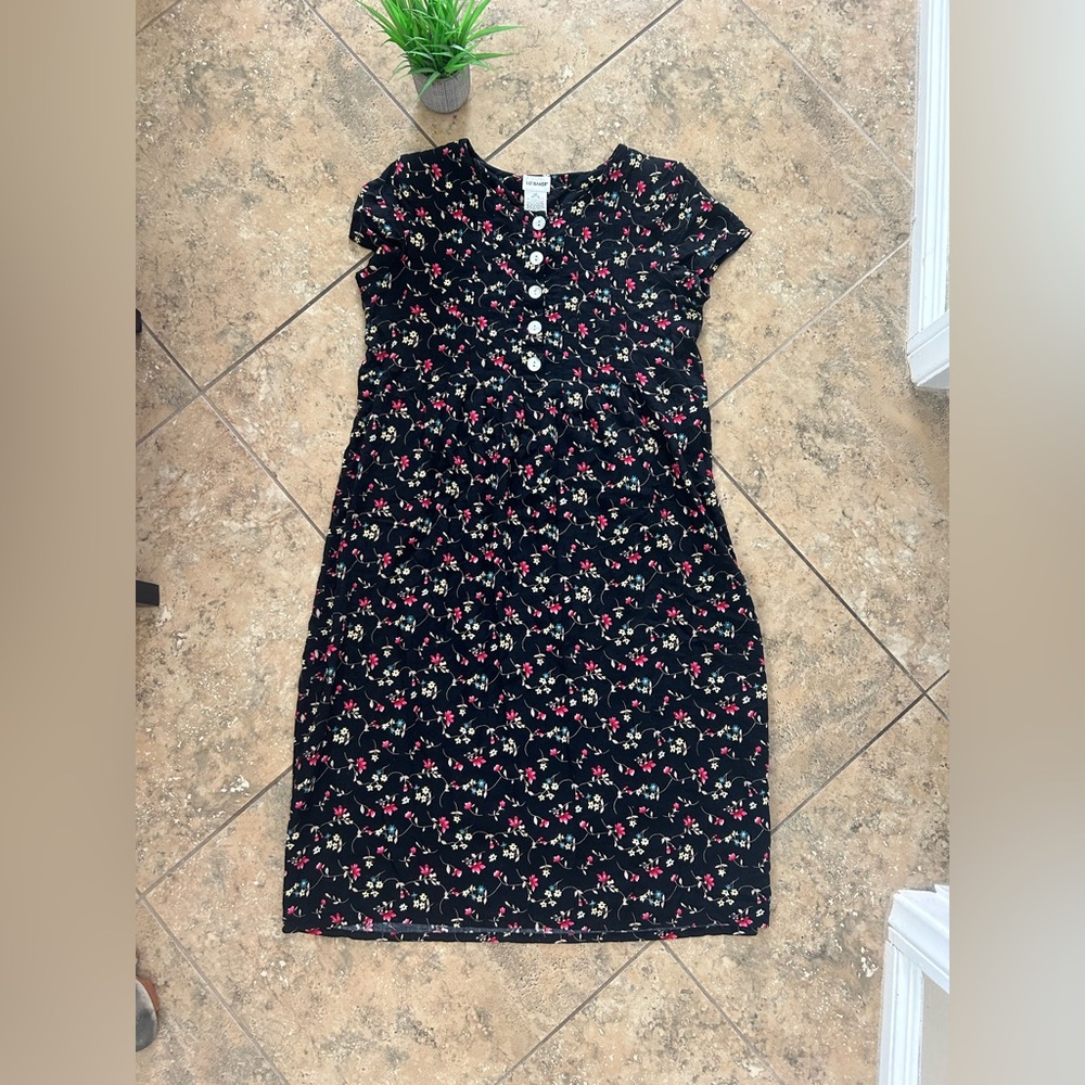 Vintage Liz Baker floral dress